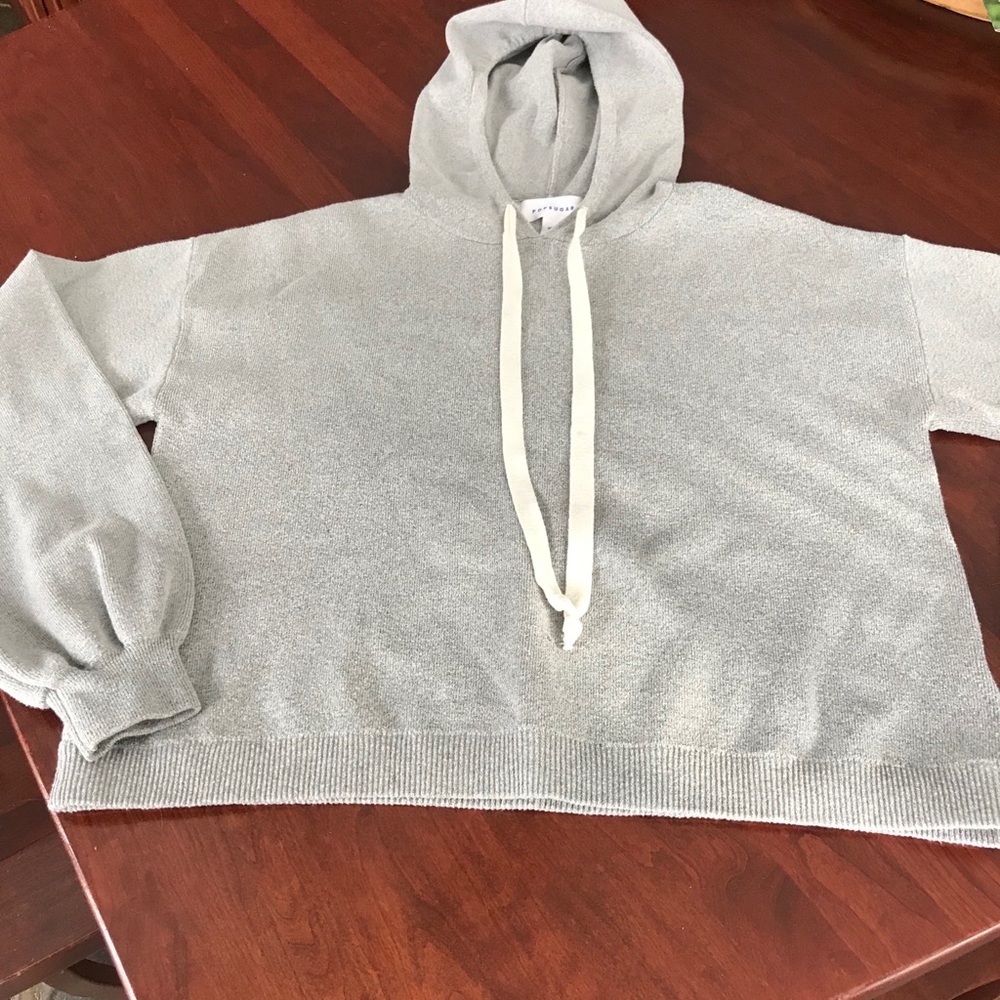 POPSUGAR women’s XL hooded / cropped sweater